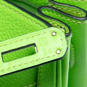 Hermes Vert Cru Clemence Kelly II Retourne 32 6