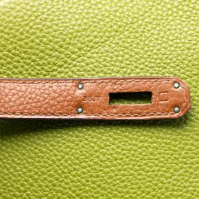Hermes Vert Anis, Vert Olive and Gold Tricolor Togo Kelly II Retourne 32 6
