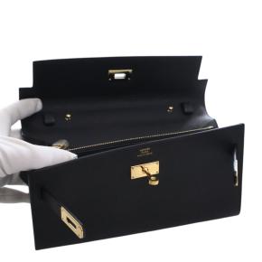 Hermes Black Epsom Kelly To Go Wallet 7