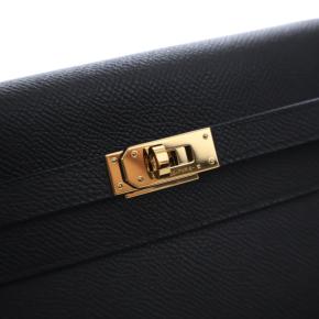 Hermes Black Epsom Kelly To Go Wallet 9