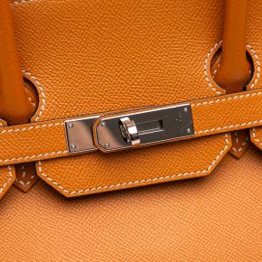 Hermes Toffee Epsom Birkin Retourne 35 9