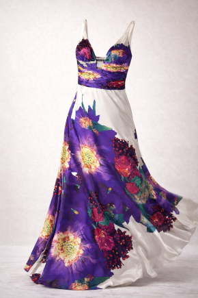 Roberto Cavalli vintage silk evening dress 3