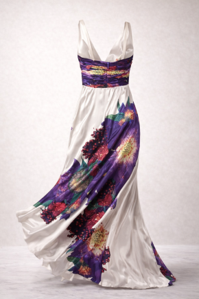 Roberto Cavalli vintage silk evening dress 2