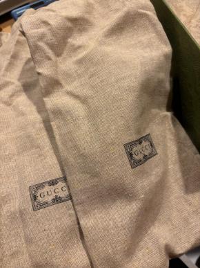 Gucci Green Satin Heeled Mules 8