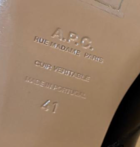 APC Black Joey Ankle Boots 6