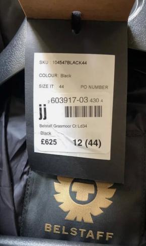 Belstaff Black Grasmore Down Filled Puffer Coat. 6