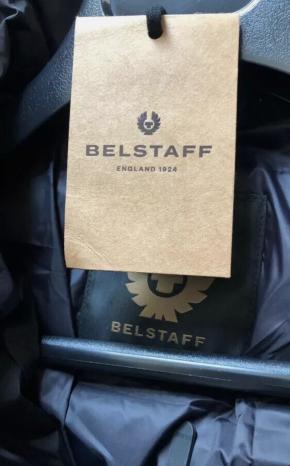 Belstaff Black Grasmore Down Filled Puffer Coat. 3