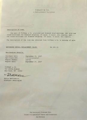 Tiffany Diamond Stud Earrings 9