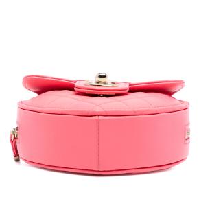 Chanel Pink Mini Lambskin CC in Love Heart Crossbody 3