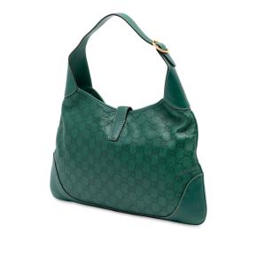 Gucci Green Guccissima Jackie O Bouvier Hobo 2