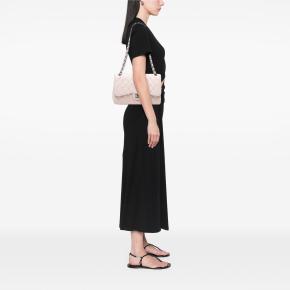 Chanel White Jumbo Classic Lambskin Double Flap 12