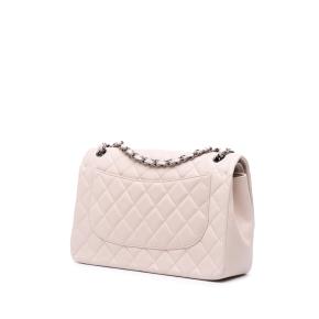 Chanel White Jumbo Classic Lambskin Double Flap 2