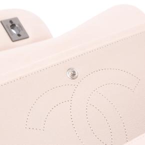 Chanel White Jumbo Classic Lambskin Double Flap 8