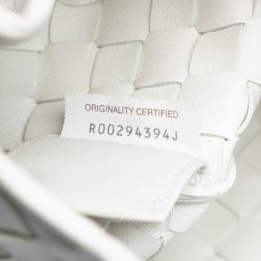 Bottega Veneta White Lambskin Intrecciato Sardine 6