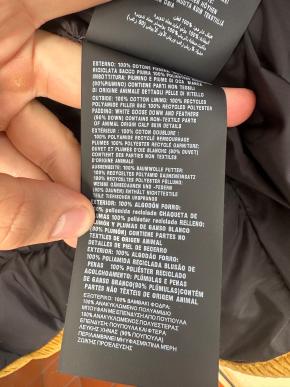 Prada Ochre Corduroy Down Jacket 10