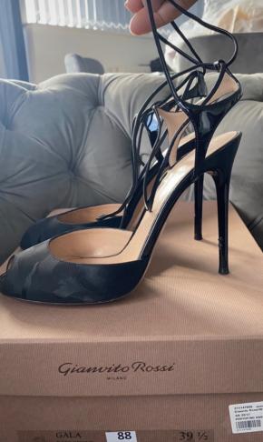 Gianvito Rossi Black Portofino Sandals 2