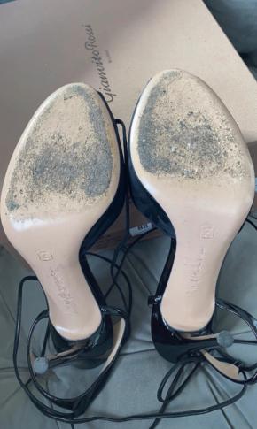 Gianvito Rossi Black Portofino Sandals 5