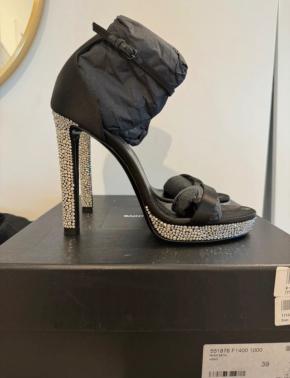 Saint Laurent Crystal Embellished Sandals 2
