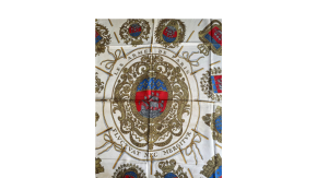 Hermès “Les Armes de Paris” Silk Scarf  Original 1954 Vintage Edition 2