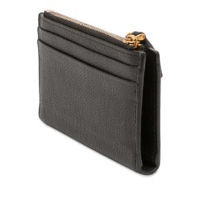 Valentino Black Leather VLogo Bifold Wallet 2