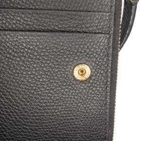 Valentino Black Leather VLogo Bifold Wallet 6