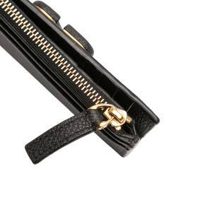 Valentino Black Leather VLogo Bifold Wallet 7