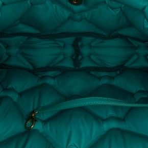 Chanel Blue Small Iridescent Calfskin Chesterfield Flap 5