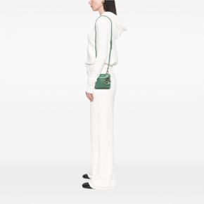 Dior Green Micro Lambskin Cannage Lady Dior 7
