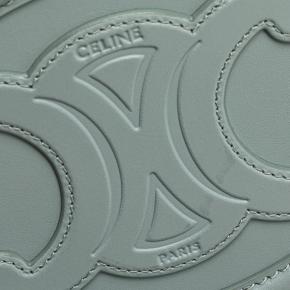 Celine Blue Small Calfskin Cuir Triomphe Oval Crossbody 5