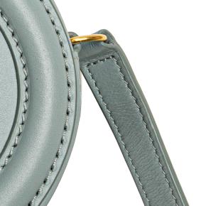 Celine Blue Small Calfskin Cuir Triomphe Oval Crossbody 9