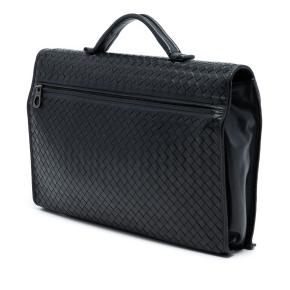 Bottega Veneta Black Nappa Intrecciato Briefcase 2