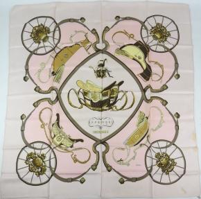 Hermès Vintage Silk Scarf “Springs” Philippe Ledoux 2