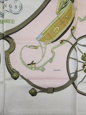Hermès Vintage Silk Scarf “Springs” Philippe Ledoux 3