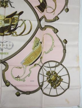 Hermès Vintage Silk Scarf “Springs” Philippe Ledoux 6