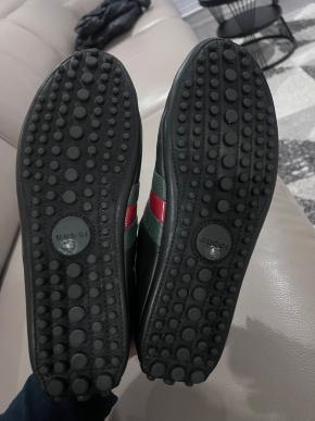 Gucci Black WebStripe Trainers 5