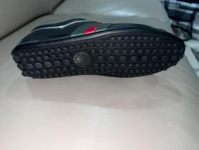 Gucci Black WebStripe Trainers 6