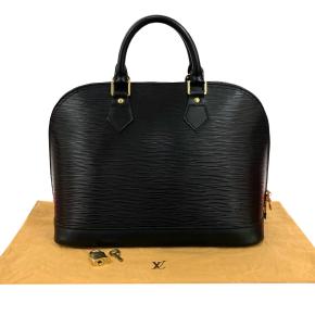Louis Vuitton Black Epi Alma PM 10