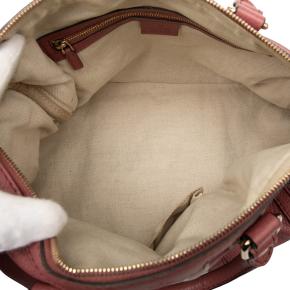 Gucci Medium Calfskin Web Joy Boston Bag 4