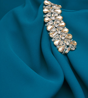 Sabina Bilenko Crepe Carman Midi Dress 6