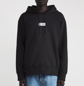 MM6 Maison Margiela Cotton Numeric Tab Hoodie 5