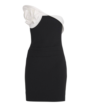 Roland Mouret Multi Crepe Flower Mini Dress 5