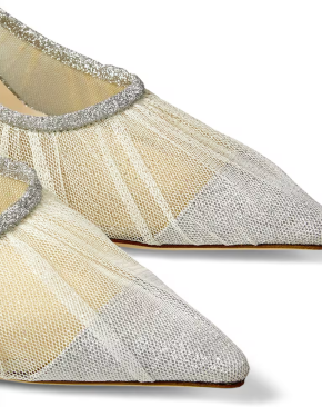 Jimmy Choo Love 85 Mesh Glitter Pumps 5