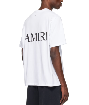 Amiri White MA Core Logo T-shirt 4