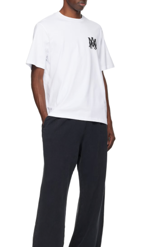 Amiri White MA Core Logo T-shirt 2