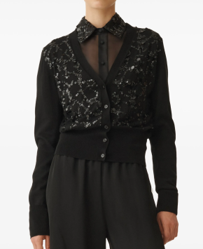 Fabiana Filippi Sequined Cardigan 5