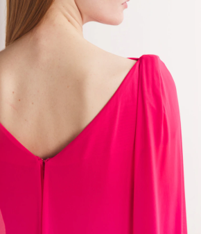 Talbot Runhof Cape Gown 4