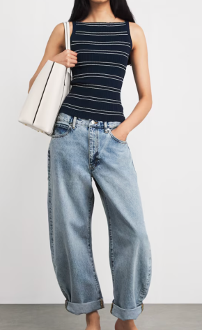 Frame The Bubble Barrel Jeans 2