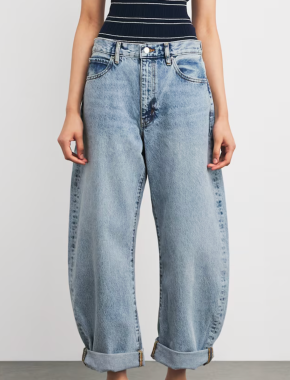 Frame The Bubble Barrel Jeans 4