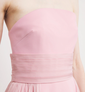 Sabina Bilenko Tulle Strapless Maxi Dress 3