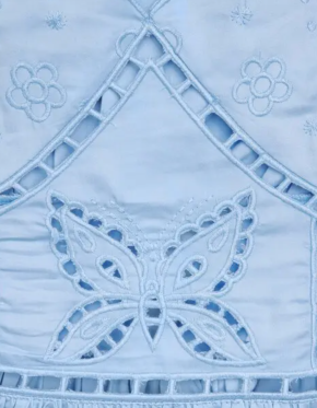 Claudie Pierlot  Butterfly-Embroidered Mini Dress 6